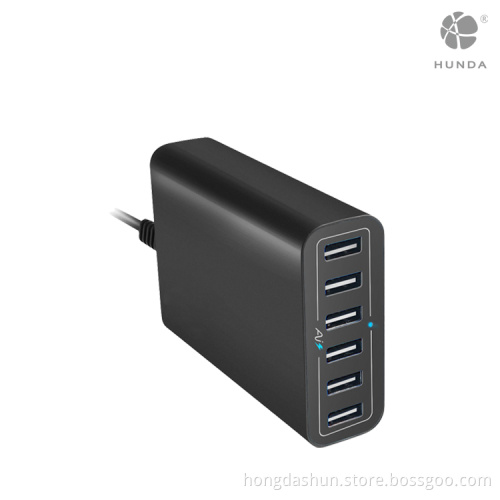fastest electrical AC outlets 6 port micro usb charger 60W